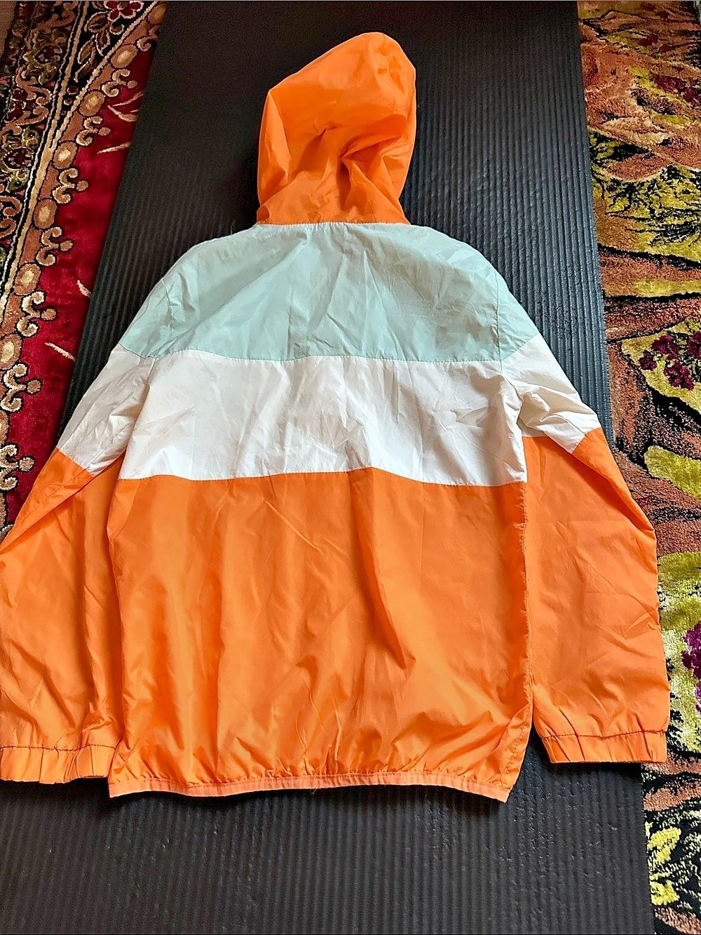 PacSun Color Block Hooded Jacket Size 10 - Picture 2 of 3
